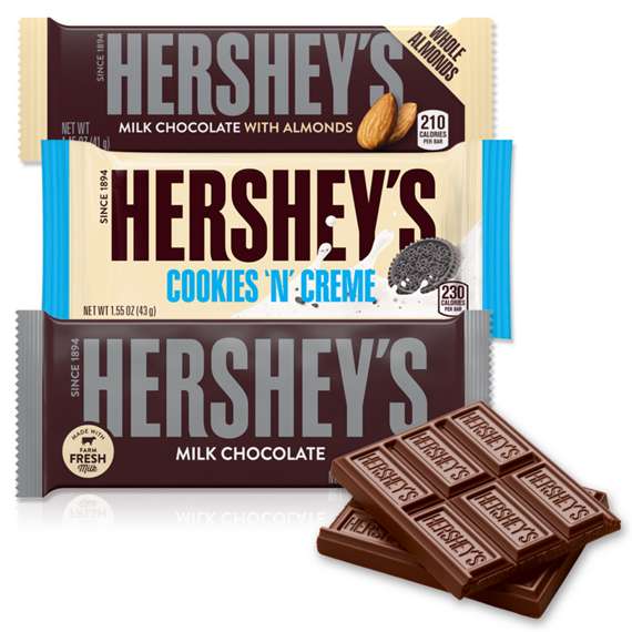 Barras de chocolates Hersheys